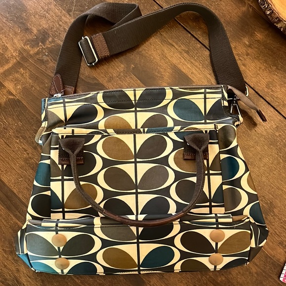 Orla Kiely Crossbody Bag Classic Multi Stem Print - Picture 1 of 12